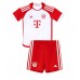 Maillot de foot Bayern Munich Alphonso Davies #19 Domicile vêtements enfant 2023-24 Manches Courtes (+ pantalon court)